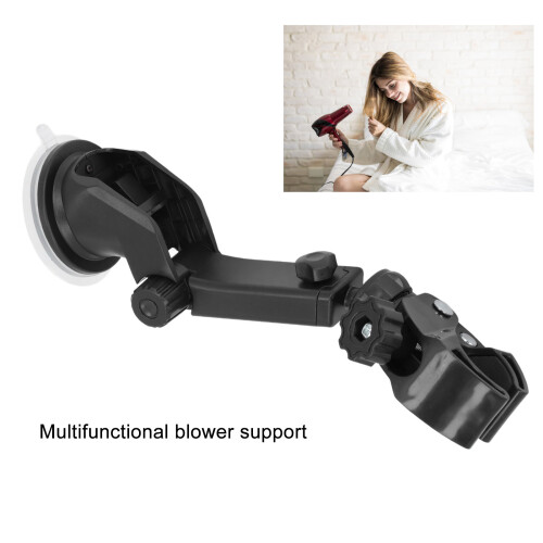 Soporte para secador de pelo con ventosa ajustable 2