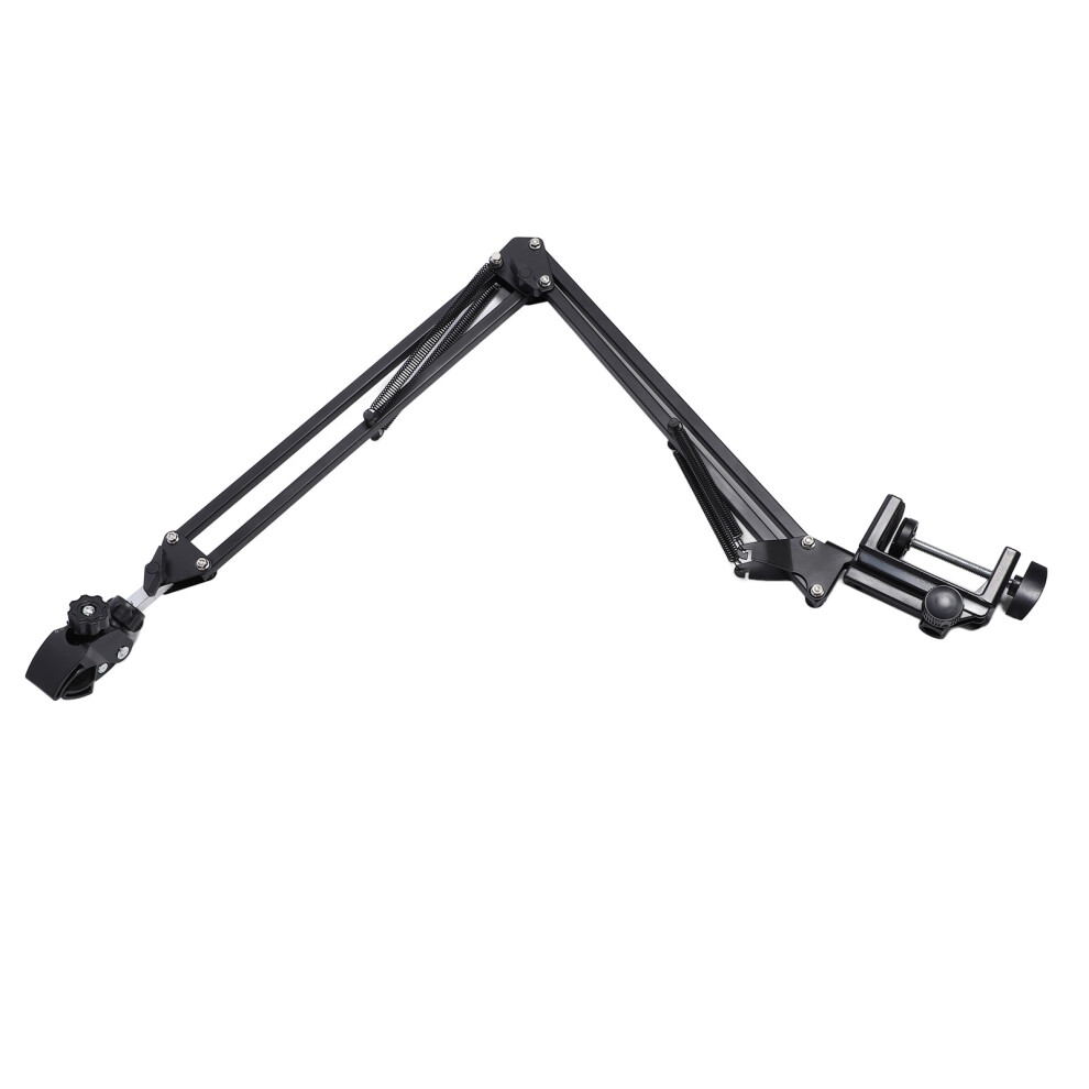 Stainless Steel Adjustable Hair Dryer Clamp Mount Stand for Countertop