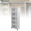 Plastic Stackable Storage Bin 5-Tier Foldable 1