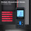 Digital Laser Rangefinder 100m/328ft, Pythagoras, Area, Volume, Handheld 8