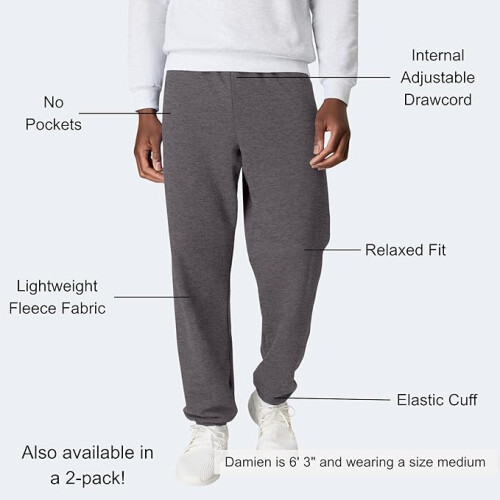 Hanes Men, Athletic Lounge Pants with C"ed Cuffs 2
