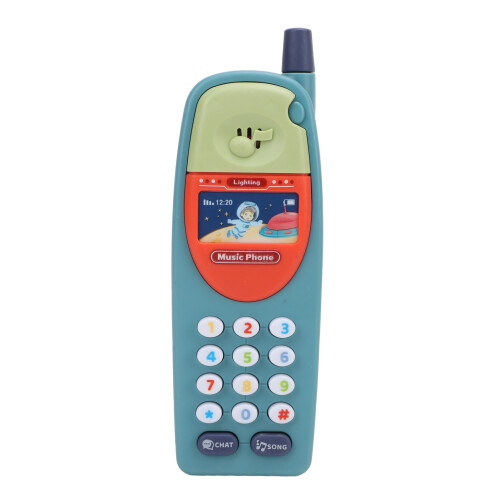 Spieltelefon Modell hellblau, 15 x 5 cm, 2xAA 2