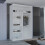 (White, 120cm) Marika Mirrored Sliding Wardrobe 3