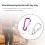 7 Pcs 5# Screw Lock  Multicolor Aluminum Carabiner Hook w Keyring 5