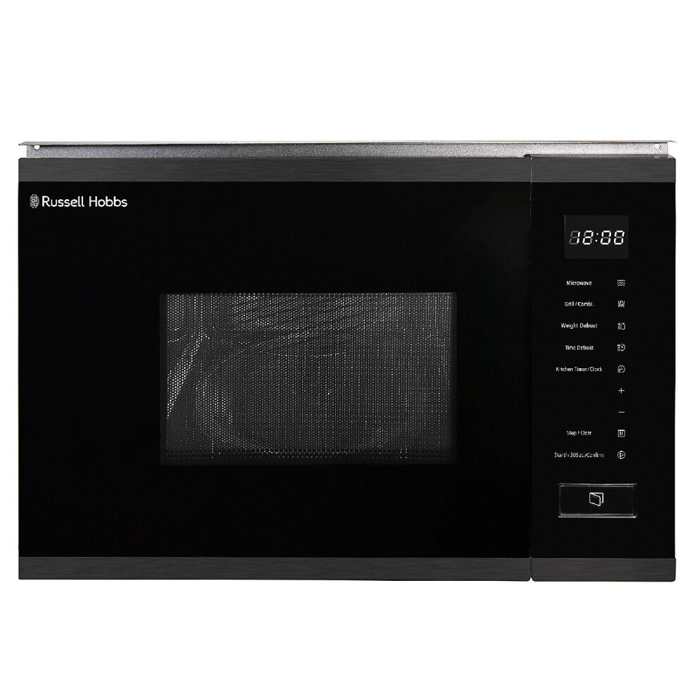 Russell Hobbs Rhbm2002ds Built-In Microwave With Grill - Dark Steel, Black - Image 4