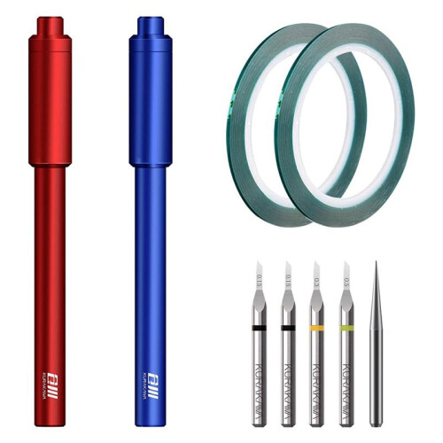 Model Scribing Tool Set, Precision Scribing Blades, Tungsten Carbide Scribing Needle, Scribing Tape, Engraving Tools