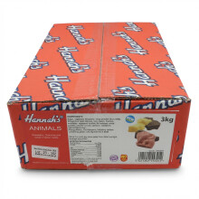 3kg Hannahs Animals Strawberry Chocolate & Cream Candy Bulk Box