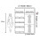 (Black, 180cm) Double Mirror Sliding Door Wardrobe 4