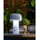 Beliani Wireless LED Table Lamp BESOS with Dimmer Metal White 2