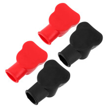 4Pairs Durable PVC Battery Terminal Covers Car Battery Insulation Caps