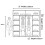 (Black, 203cm) Double Mirror Sliding Door Wardrobe 4
