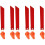 6Stk Haltbarer Auspuffstopfen Luftablass Orange 6