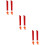 6Stk Haltbarer Auspuffstopfen Luftablass Orange 11