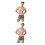 2Stk Herren Unterhosen Grau Elastisch Formgebend Stylisch 5