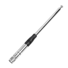 Antenna radio CB telescopica a 27MHz, con connettore TNC maschio, lunghezza da 23,5 a 130 cm