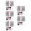 10Sets Replacement Sandpaper Discs Nail Buffing Kit Compact Portable 9