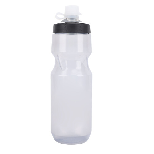Bouteille en silicone gris PP5 de 710 ml avec couvercle étanche 1