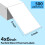 Direct Thermal Printer 4X6 Labels 100mm x 150mm White Fanfold Permanent Adhesive 2