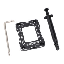 Gancio anti-deformazione CPU U 1700 per 13ª/14ª generazione LGA1700, alluminio, 70,3x53,5x5,7mm, nero