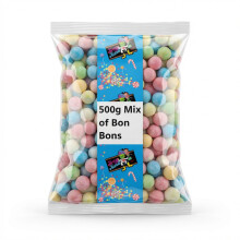 500g Krazy Kandi Mixed Bon Bons - Chewy Toffee Sweets Assorted Fruit Flavours