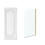 NES Home Nes Home 1700mm Round Bath with Legs and Brushed Brass Frame Curved Bath Screen 5