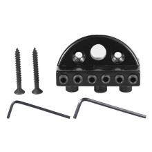 Jeu D'éCrous de Blocage de Cordes de Guitare à 6 Cordes Jeu D'éCrous de Blocage de Cordes de Guitare éLectrique Sans TêTe Accessoires de Pont de