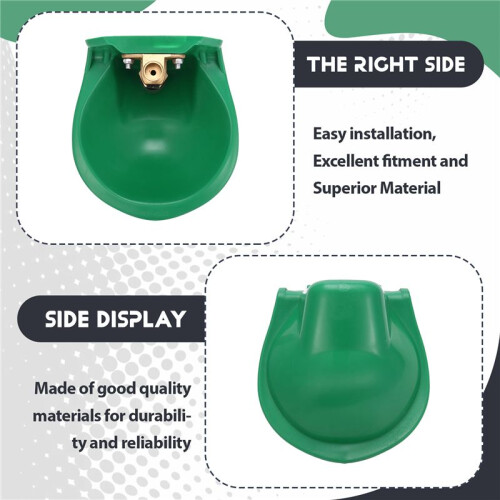 Automatic Durable Sheep Drinker Cup Catter Goat Drinking Bowl Horse Water Feeder Tool Farm Animal Cow Plastic Using 2