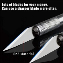 300 PCS Engraving Knife Blades 11,Precision Blades, Knife Blade,11 Precision Knife Refill Blade with Storage Case
