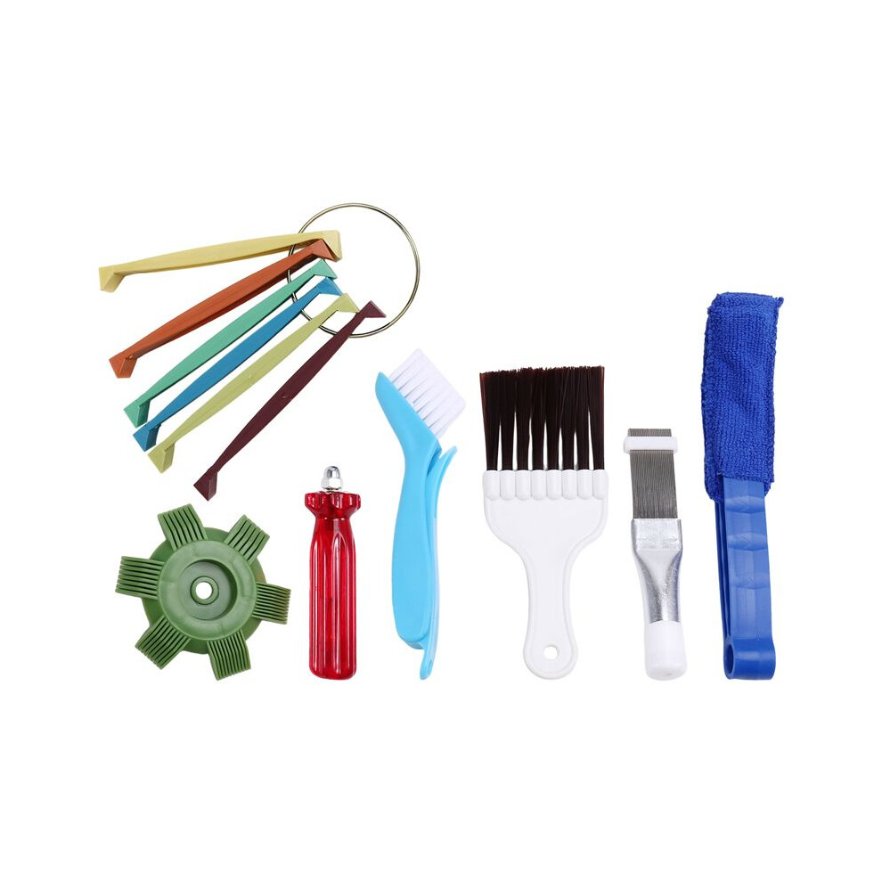 6Pc Air Conditioner Fin Cleaner Set,Fcr6 Fin Comb Condenser,Air Outlet Cleaner Evaporator Radiator Repair Clean Tool Set 4712273267771