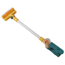 Set di 8 pezzi di aspirapolvere giocattolo per bambini in ABS, con luci e musica.