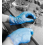 Shield Powdered Vinyl Gloves Medium Blue 100 Pack GD11 3