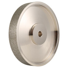 CBN Grinding Wheel, 6Inch Dia x 1Inch Wide, with 1/2Inch Arbor, Diamond Grinding Wheel for Sharpening HSS, 80 Grit