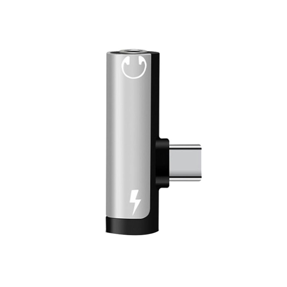 2 In1 Type C Adapter Splitter For To 3.5Mm Audio Headphone Charging Jack Earphone Aux Cable Connector-C 4712551340721