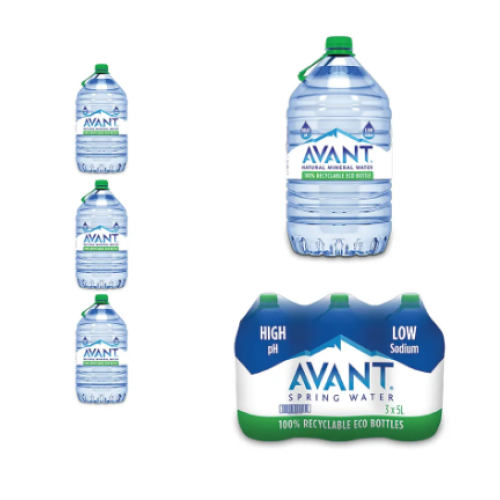 Avant 5L Natural Spring Water (Pack of 3) 1