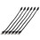 6 Pcs 1 Ft Flat Internet Network Cable Solid Cat6 High Speed Patch Lan Wire With Snagless Rj45 Connectors 1