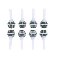 8 Pack Foam Floral Handle Bouquet Holder Flower Bouquet Holder for Flower Arrangement Wedding Bouquet Supplies