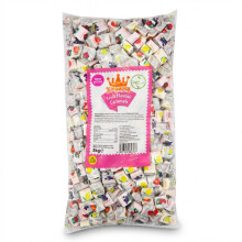 Kingsway Fruit Caramels 3kg - Bulk Chews Individually Wrapped Sweets