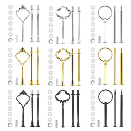 Kit Hardware per Supporto per Torta un 9 Strati, Accessori Hardware per Supporto per Torta Multistrato, Rack Hardware per Staffa per Supporto per