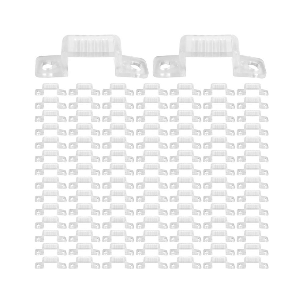 Led Light Strip Mounting Clip 5730 / 2835 / 5050 Mounting Holder Translucent Snap (Width 14Mm, 100 Pieces / Package) 4713607171917