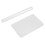 6 Pcs Acrylic Solid Clay Roller Clear Acrylic Sheet Rectangle Shape Backing Board Flexible Polymer Clay Cutters Carbon 5
