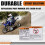 For  Warning Decals Stickers Labels Aluminum Backed Raptor Blaster Banshee 5