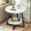 Round 2 Tier Coffee Table Side Table 5