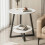 Round 2 Tier Coffee Table Side Table 2