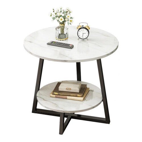 Round 2 Tier Coffee Table Side Table