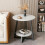 Round 2 Tier Coffee Table Side Table 3