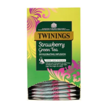 Twinings Strawberry Green Tea Mesh Pyramid (15 bags)