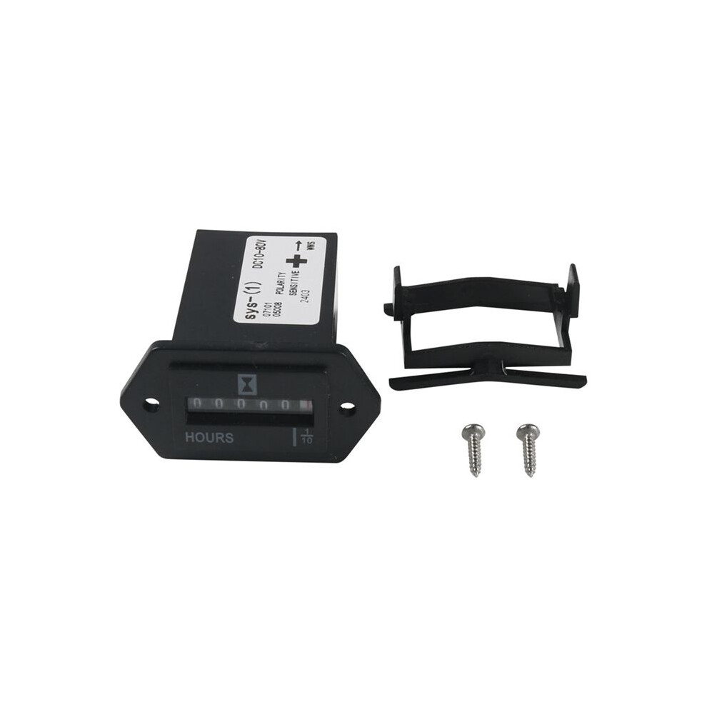 10-80V Mechanical Hour Meter - Hourmeter For Engine Generator Boat Motorcross Motor Truck Tractor 6134130685609