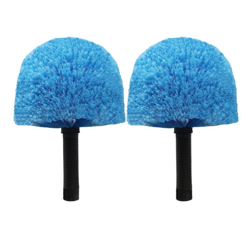 2 Pack Robust Cobweb Duster  Brush ,Twist- Web Cleaning Tool - Spider Web Remover Brush