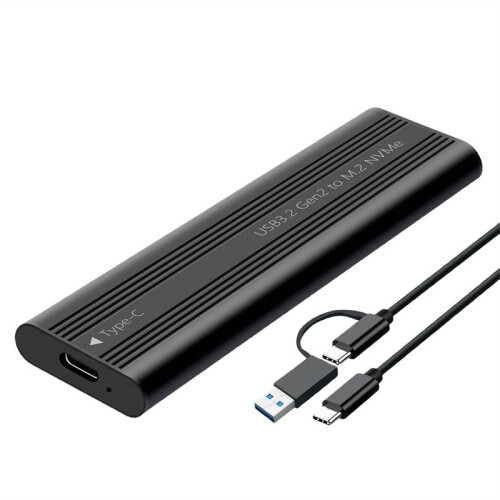 M.2 NVME PCIe SSD Case USB Type C 10Gbps External Enclosure Hard Disk Box for PCI-E M2 SSD Holder