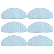6 Pcs Wipes for  DEEBOT OZMO T9 Robot Vacuum Cleaner Cleaning Washable Mop Pad Mop Cloth Rag